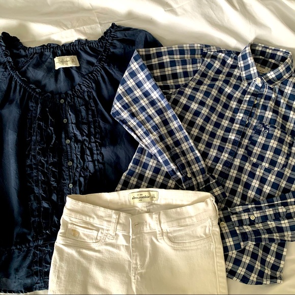 Ambercrombie & Fitch Mix’n Match Tops/Shorts - Picture 1 of 5